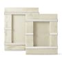 Stone and Polished Nickel Picture Frame | Williams Sonoma