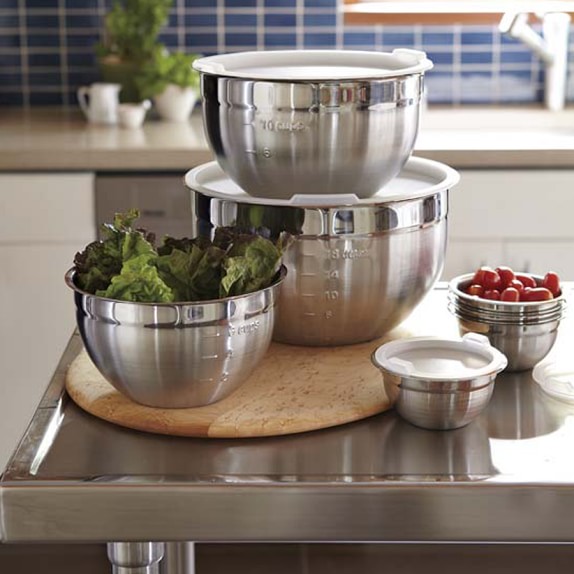 tovolo stainless steel mixing bowls with lids set of 3 tovolo stainless steel mixing bowls with lids set of 3