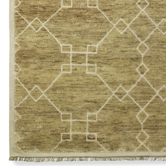 Thomas O Brien Diamond Fretwork Rug Williams Sonoma