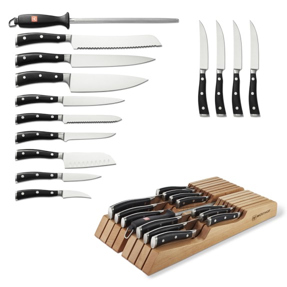 Wüsthof Classic Ikon 15-Piece In Drawer Knife Set