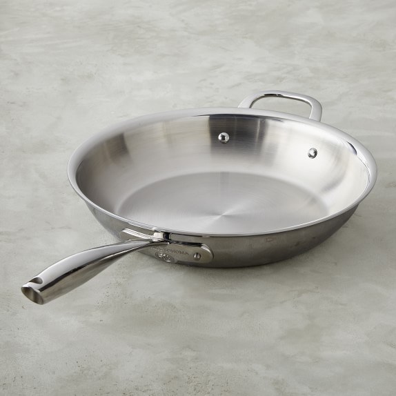Williams Sonoma Thermo-Clad™ Stainless-Steel Fry Pan, 12