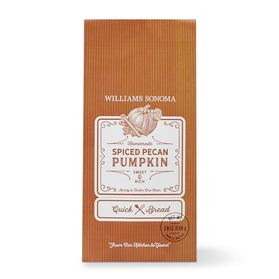 Williams Sonoma Spiced Pecan Pumpkin Quick Bread Mix