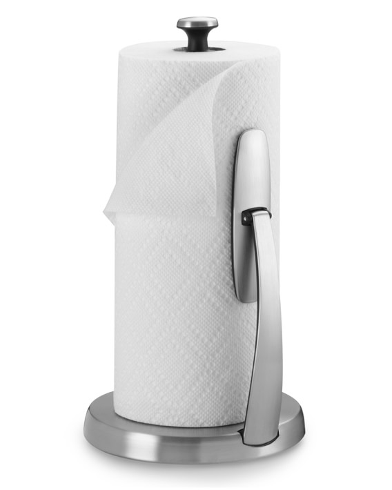 Oxo Paper Towel Holder Brushed Stainless Steel Williams Sonoma