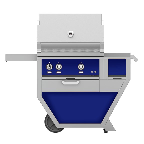 Hestan 54'' Grill with Worktop, 2 Trellis Burners, 1 Sear Burner & 1 Rotisserie, Prince