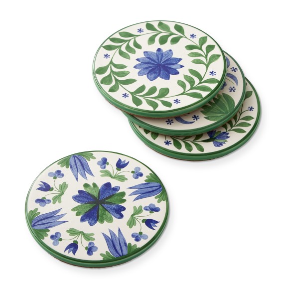 AERIN Ardsley Ceramic Coasters, Set of 4