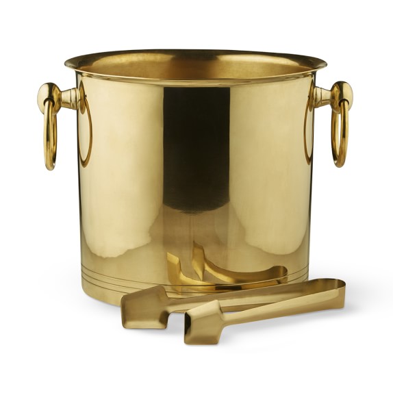Ice Bucket with Tongs