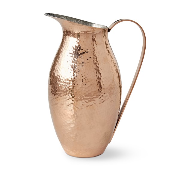 HammeredCopper Pitcher Williams Sonoma
