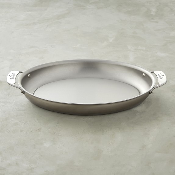 All-Clad TK™ Stainless-Steel Oval Roasting Pan, 17