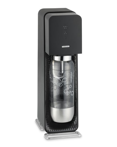 SodaStream Source Soda Maker, Black Plastic