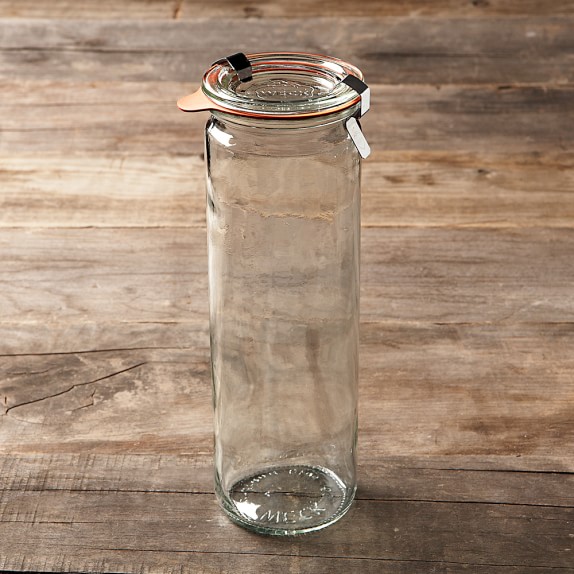 Weck Cylindrical Jars, 20oz, Set of 6