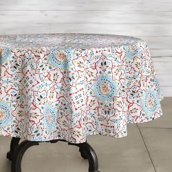 Round Outdoor Tablecloths Williams Sonoma