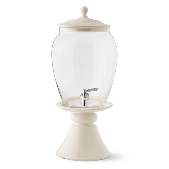 AERIN White Ceramic Beverage Dispenser
