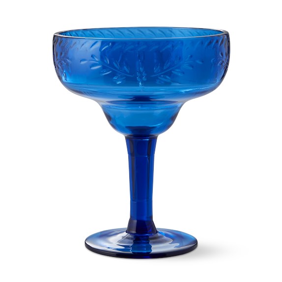 Sonora Margarita Glasses, Set of 6, Cobalt