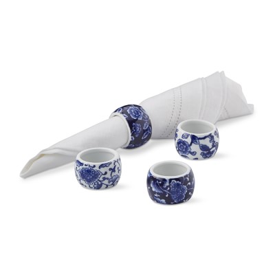 Ginger Jar Napkin Rings, Set of 8