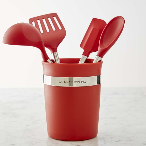 Silicone 5-Piece Tools Set, Red