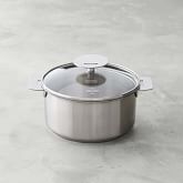Cristel Mutine Satin Saucepan with Lid, 1 1/2-Qt.