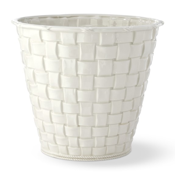 AERIN Woven Basket Cachepot, Large
