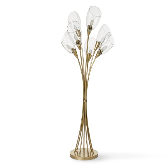 Dr Floor Lamp Antique Brass
