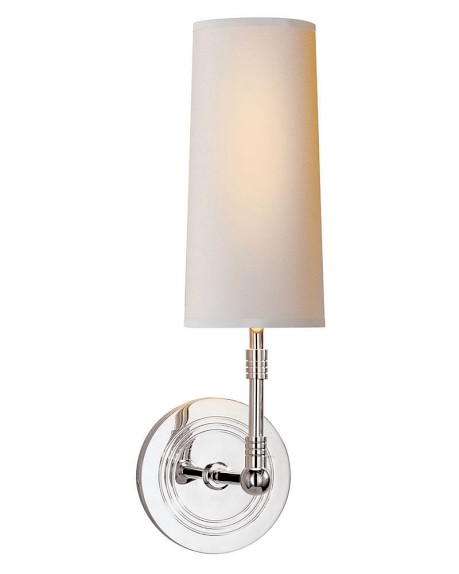 Griffin Sconce, Polished Nickel