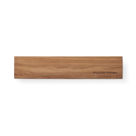 Williams Sonoma Wooden Magnetic Knife Holder Bar, Maple, 12