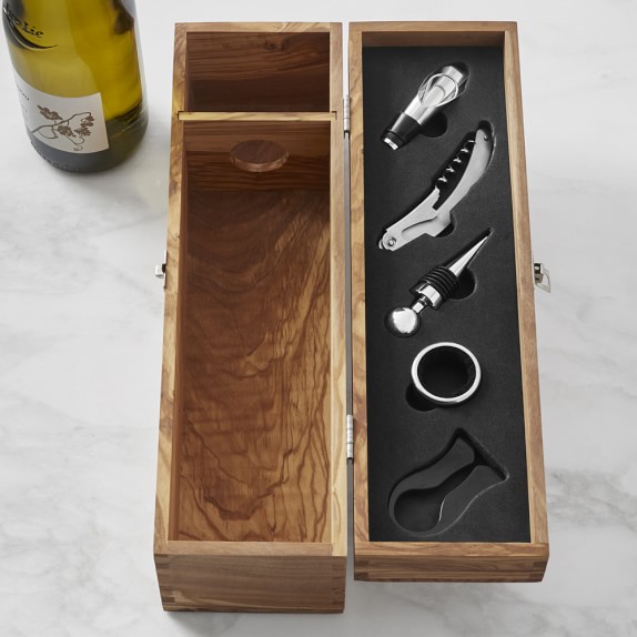 Olivewood Wine Set