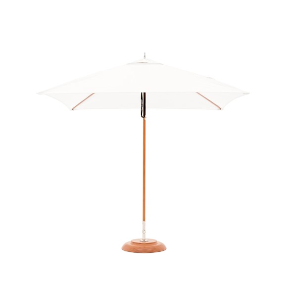 Performance Umbrella, Square, 8.5', Natural, Teak