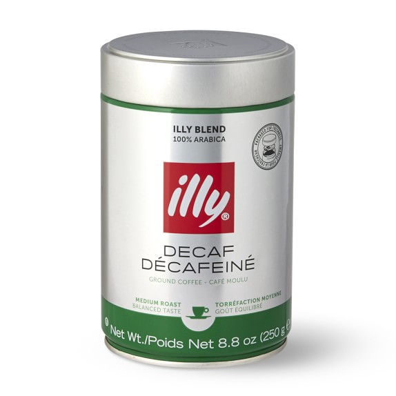 Illy Espresso, Decaffeinated, Finely Ground Coffee