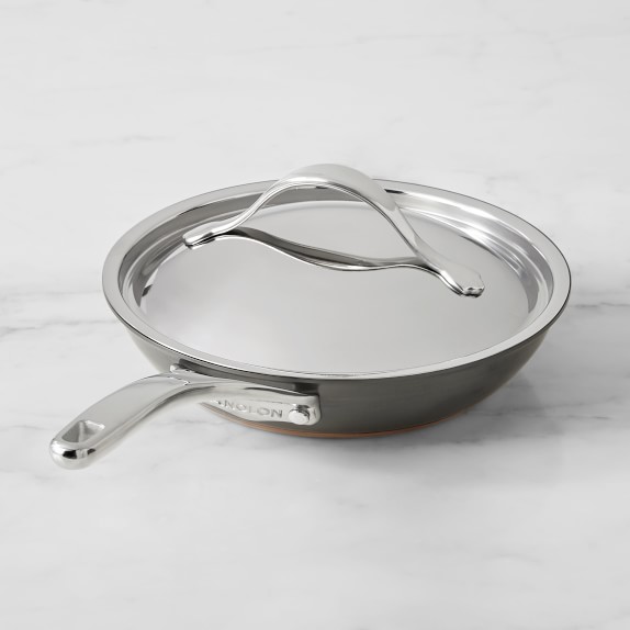 Anolon Nouvelle Copper Hard-Anodized Covered French Skillet, 10