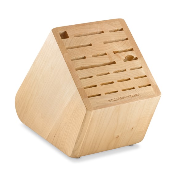 Williams Sonoma 22-Slot Knife Block, Maple