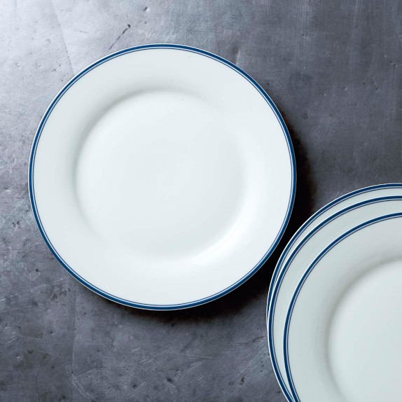 Open Kitchen by Williams Sonoma Bistro Dinner Plates, Set of 4, Blue