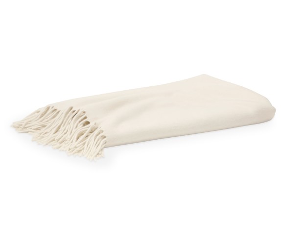 Solid Cashmere Throw, 50