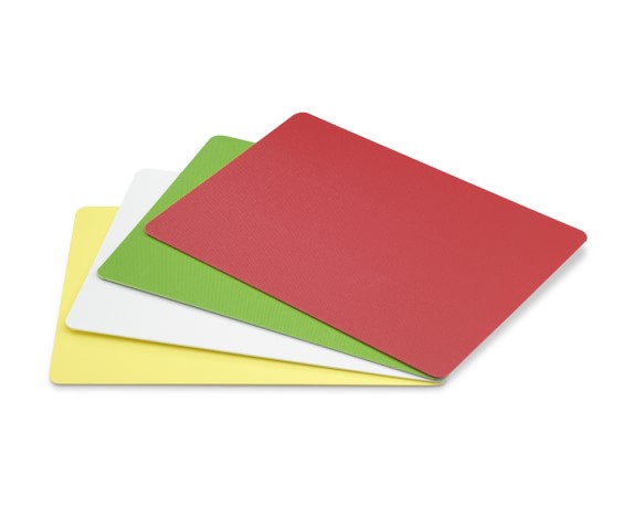 Dexas Flexi Synthetic Multi-Color Cutting Boards, Set of 4, Rectangular