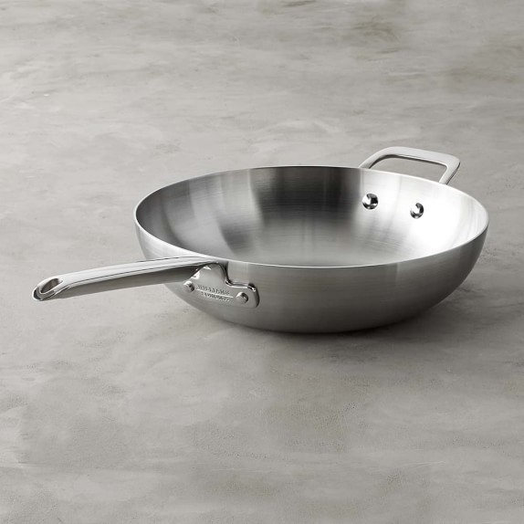 Williams Sonoma Professional Stainless Steel Stir Fry Pan, 12