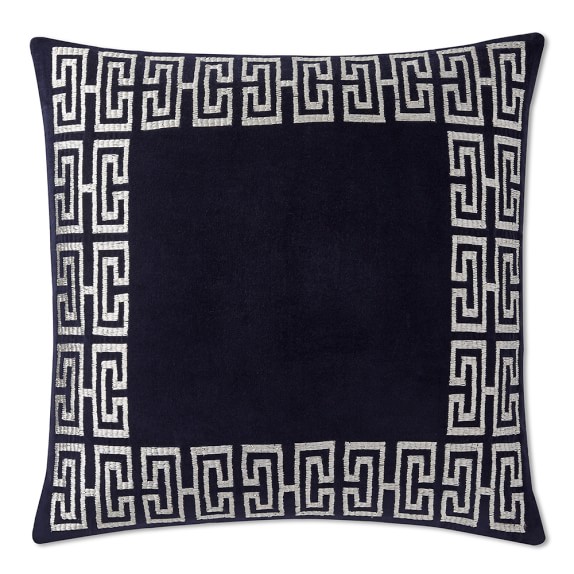 Athena Key Zardozi Pillow Cover, 22