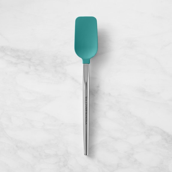 Williams Sonoma Stainless-Steel Silicone Spoonula, Enamel Blue