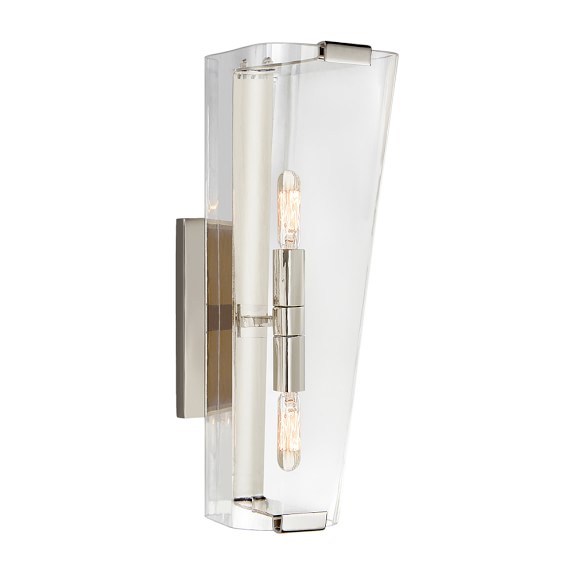 AERIN Alpine Sconce, Polished Nickel