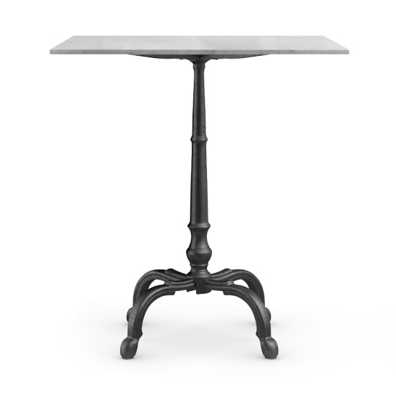 Marble Dining Tables Luxury Williams Sonoma La Coupole Bar Bistro Table With Marble Top