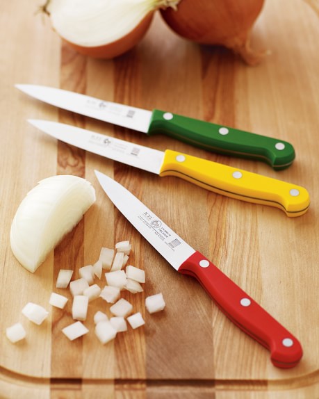 Colored Paring Knives, Set of 3