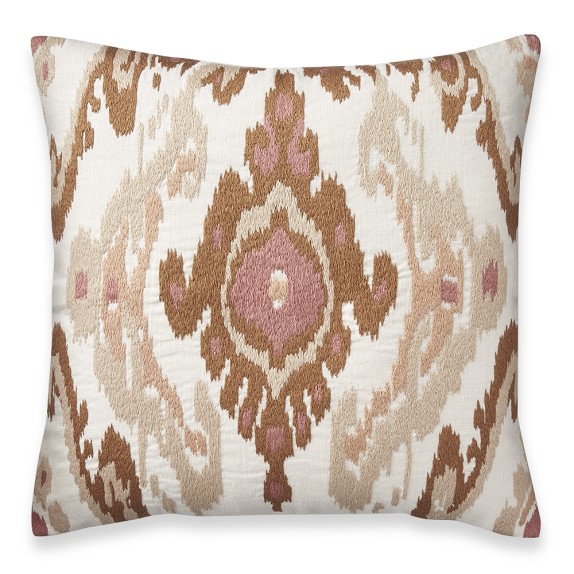 Istanbul Ikat Embroidered Pillow Cover, 22