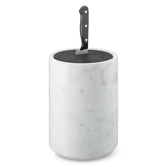 Marble Knife Holder with Kapoosh® Insert Kitchen Counter Organizers