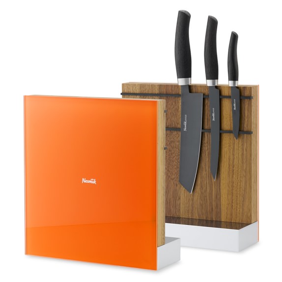 Nesmuk Knife Holder, Walnut Orange