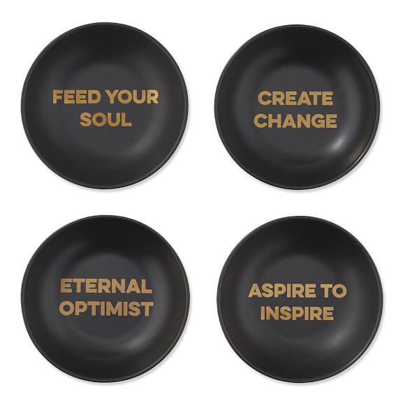 Feed Mixed Dipping Bowls, Set of 4