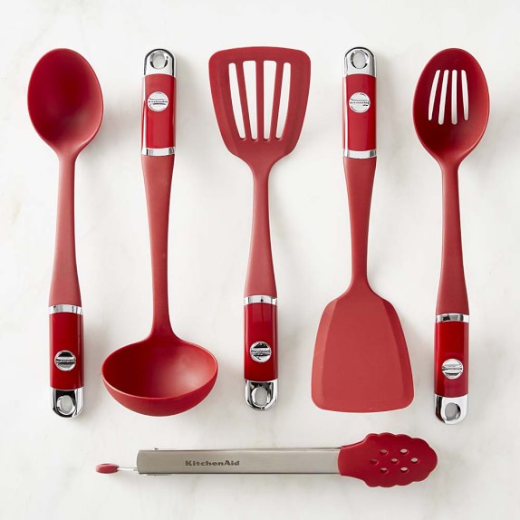 Kitchenaid Professional Nonstick Utensils Set Williams Sonoma Kitchenaid Professional Nonstick Utensils Set Red