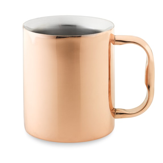 Double Wall Copper Coffee Mug