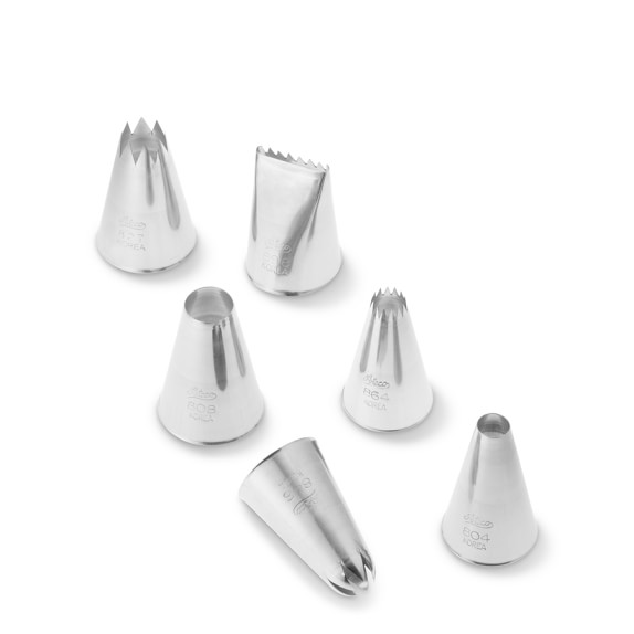 Ateco Pastry Tip 6-Piece Set
