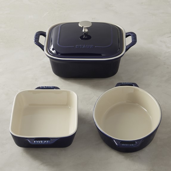 Staub Stoneware 4-Piece Set, Sapphire