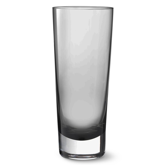 Williams Sonoma Smoke Grey Highball Glasses, Set of 4