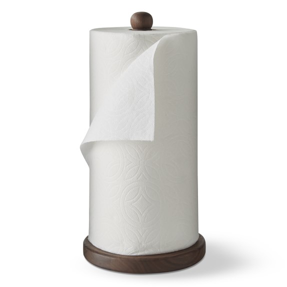 Walnut Paper Towel Holder