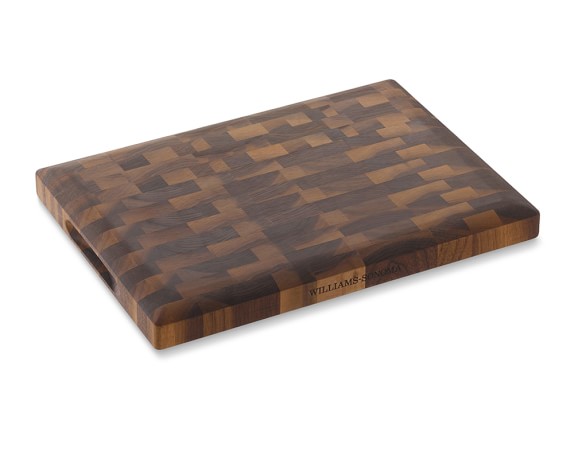 Williams Sonoma End-Grain Cutting Board, Walnut, Small