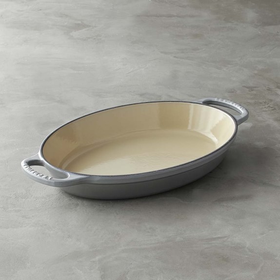 Le Creuset Cast-Iron Oval Baker, French Grey, 1 1/2-Qt.